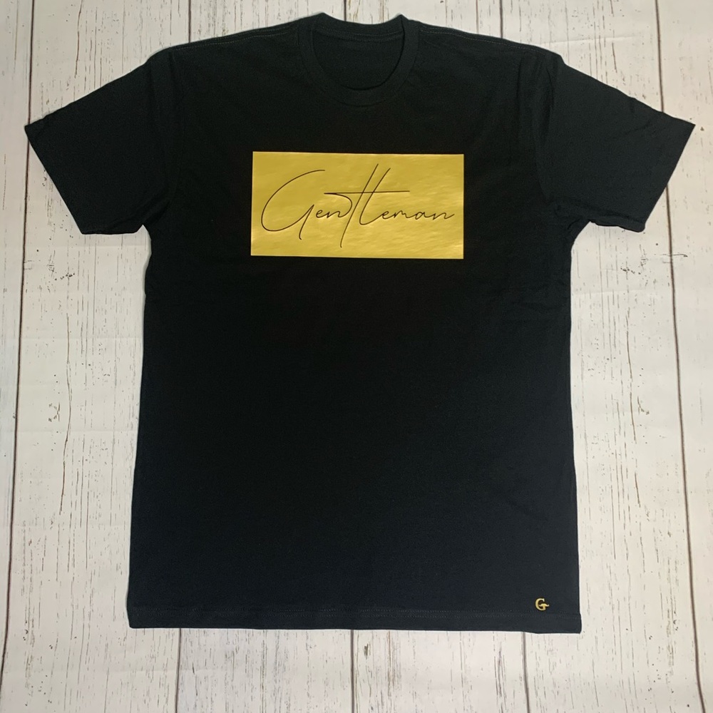 Gentleman Apparels Black & Gold T-Shirt